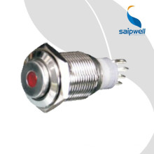 Saipwell 16mm rot hohe qualität 12 v ip65 wasserdicht china lieferant mini led licht taster